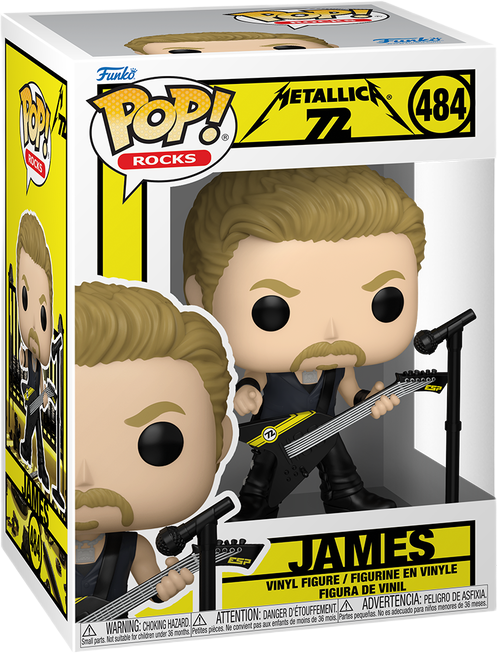 فانکوپاپ! جیمز هتفیلد متالیکا POP! METALLICA JAMES HETFIELD (72 Seasons) 484