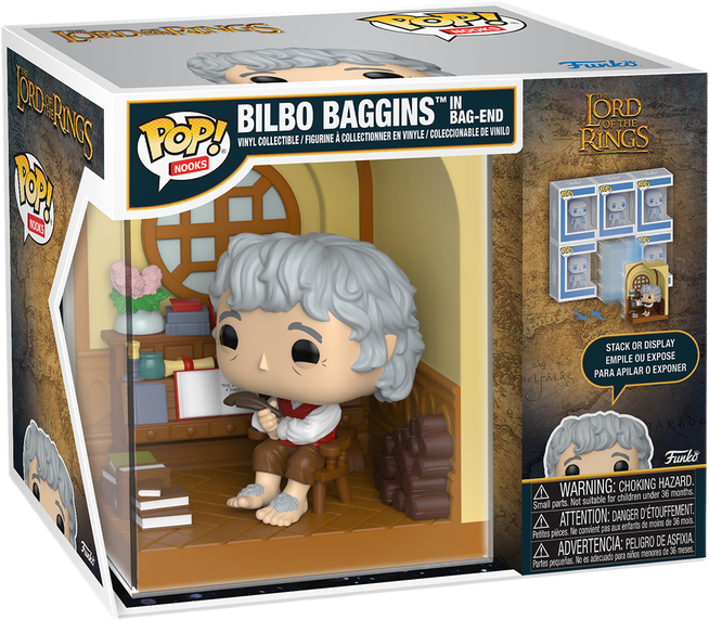فانکونوکز! بیلبو بگینز در بگ اند ارباب حلقه ها POP NOOKS! LORD OF THE RINGS Bilbo Baggins in Bag-End