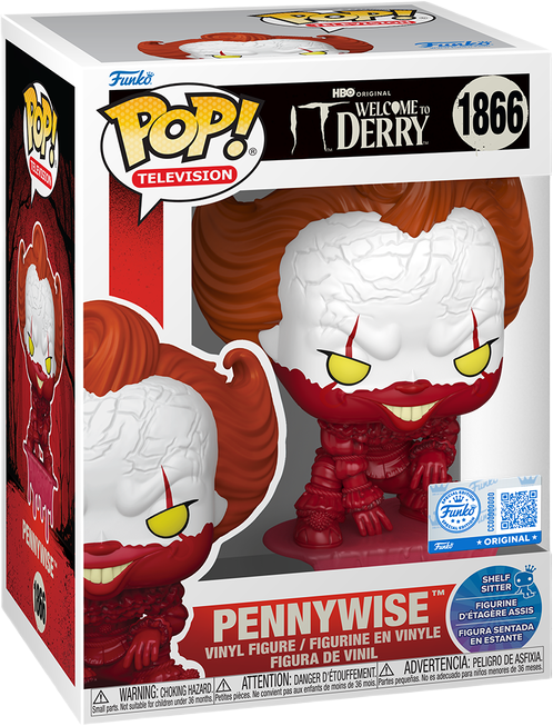 فانکوپاپ! پنی وایز POP! PENNYWISE (Shelf Sitter) 1866