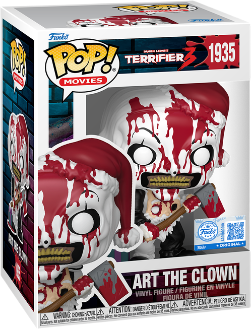 فانکوپاپ! آرت دلقک POP! TERRIFIER 3 Art the Clown with Axe (Bloody) 1935