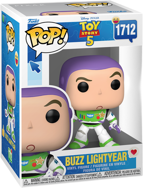 فانکو پاپ باز لایتر شماره 1712 اورجینال از انیمیشن Toy Story 5 با لباس فضانوردی سفید و سبز رنجر کهکشان