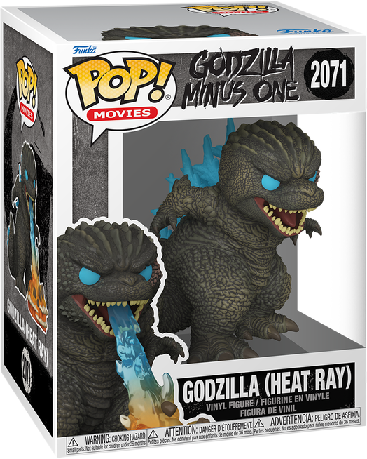 فانکو پاپ گودزیلا شماره 2071 اورجینال از فیلم Godzilla Minus One نسخه Heat Ray با بالههای پشتی آبیرنگ