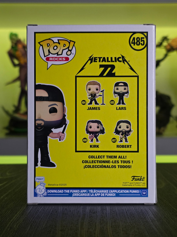 فانکوپاپ! لارس متالیکا POP! METALLICA LARS (72 Seasons) 485