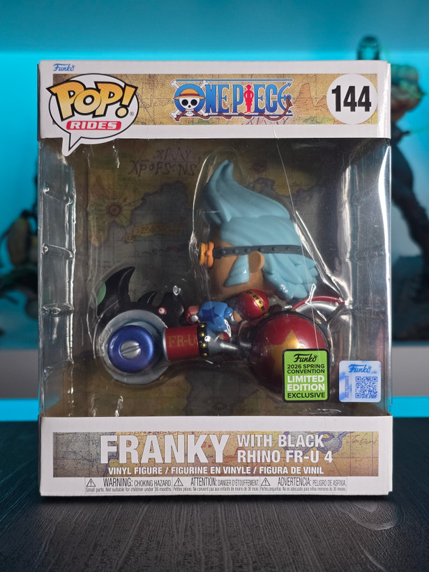 سوپرپاپ! SUPER POP RIDES! DELUXE ONE PIECE Franky with Black Rhino FR-U 4 144