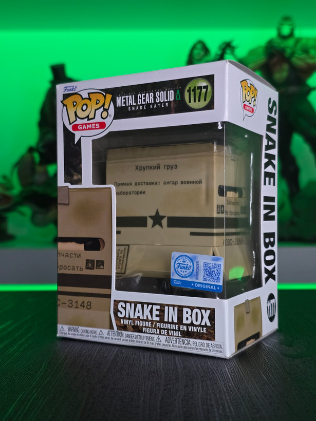 فانکوپاپ! اسنیک درون کارتن POP! METAL GEAR SOLID 3 Snake in Box 1177
