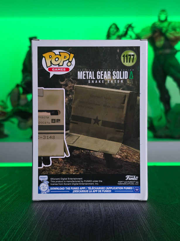 فانکوپاپ! اسنیک درون کارتن POP! METAL GEAR SOLID 3 Snake in Box 1177