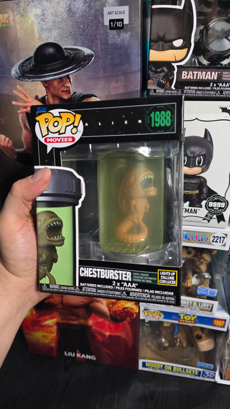 فانکوپاپ! بیگانه چست برستر چراغ دار POP! ALIEN Premium Light Up Chestburster 1988