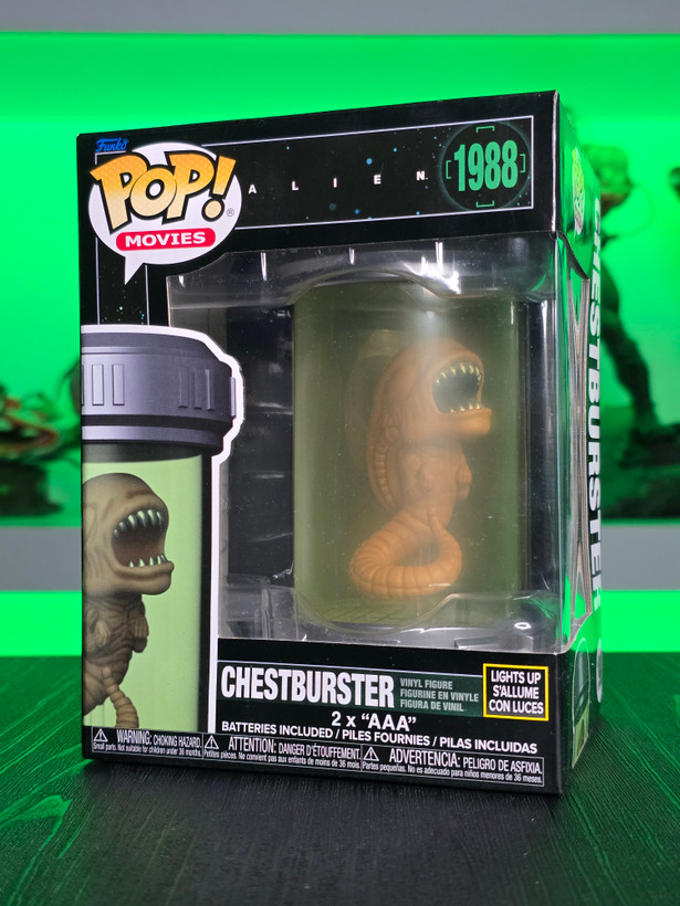 فانکوپاپ! بیگانه چست برستر چراغ دار POP! ALIEN Premium Light Up Chestburster 1988