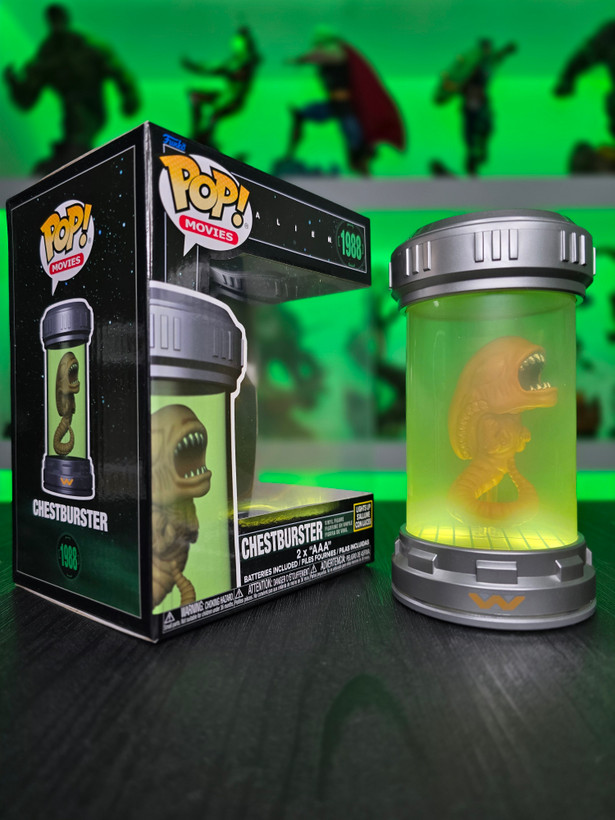 فانکوپاپ! بیگانه چست برستر چراغ دار POP! ALIEN Premium Light Up Chestburster 1988