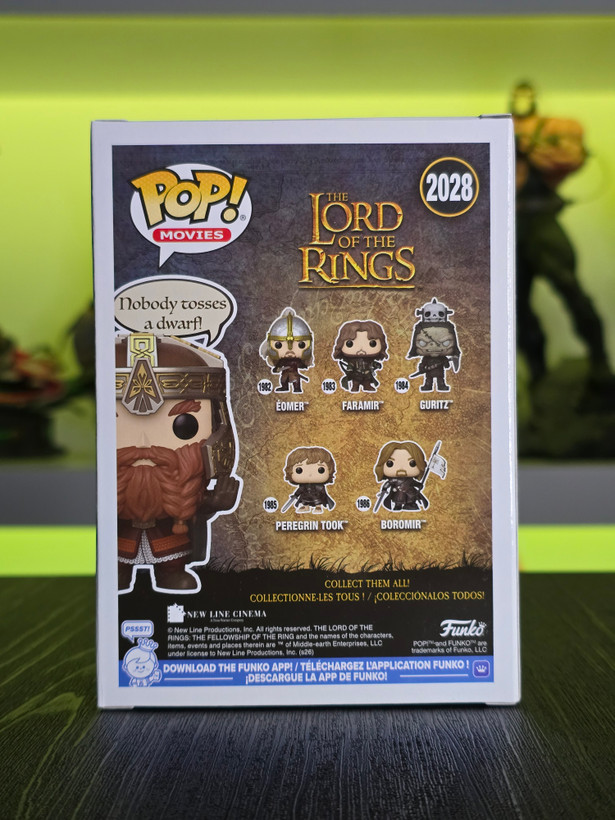 فانکوپاپ! گیملی POP! LORD OF THE RINGS Gimli (Nobody Tosses a Dwarf) 2028