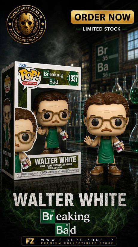 فانکوپاپ! بریکینگ بد والتر وایت با پیش بند سبز POP! BREAKING BAD Walter White in Green Apron 1937