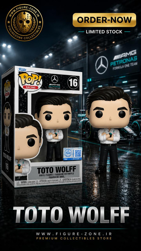فانکوپاپ! توتو ولف POP! AMG Petronas Toto Wolff 16