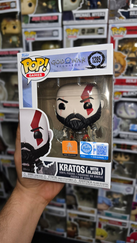 فانکوپاپ! کریتوس 1285 Pop! Kratos with Blades (Toy Temple Exclusive)