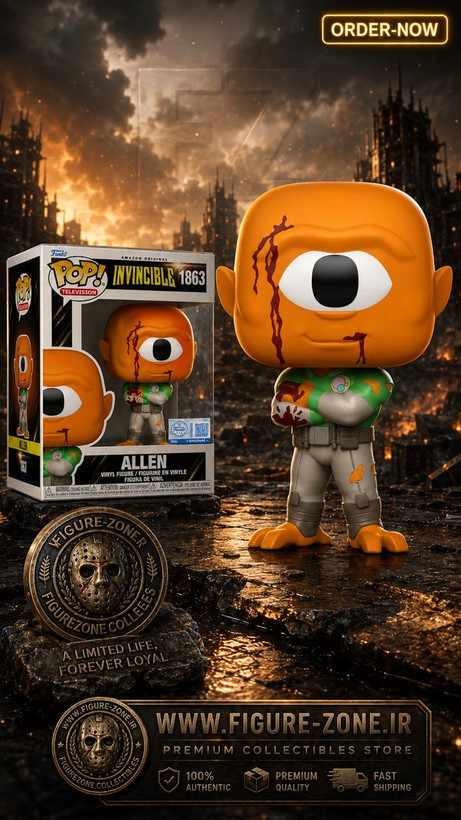 فانکوپاپ! آلن فضایی POP! INVINCIBLE Allen the Alien (BLOODY) 1863