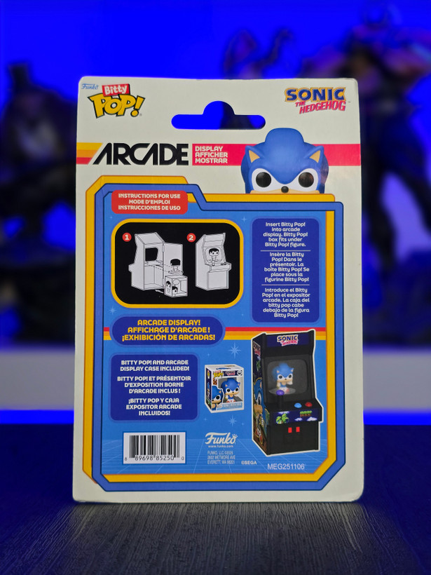 بیتی پاپ! آرکید سونیک با حلقه BITTY POP! Arcade SONIC THE HEDGHOG