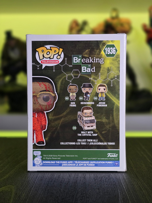 فانکوپاپ! بریکینگ بد گاس فرینگ خونین POP! BREAKING BAD Gus Fring with box cutter (Bloody) 1936