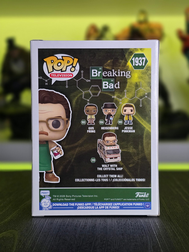 فانکوپاپ! بریکینگ بد والتر وایت با پیش بند سبز POP! BREAKING BAD Walter White in Green Apron 1937