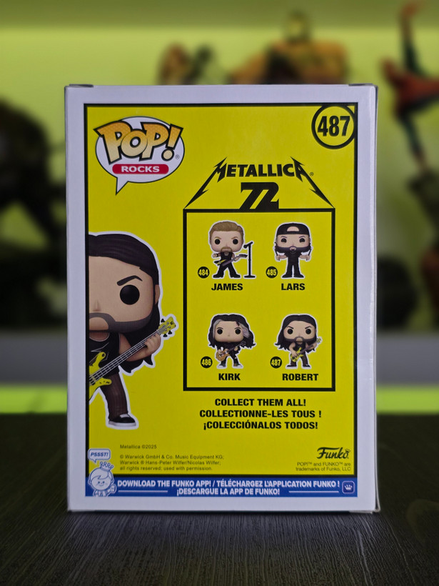 فانکوپاپ! رابرت متالیکا POP! METALLICA Robert (72 Seasons) 487