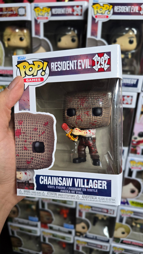 فانکوپاپ! رزیدنت اویل مرد اره برقی POP! RESIDENT EVIL Chainsaw Villager 1292