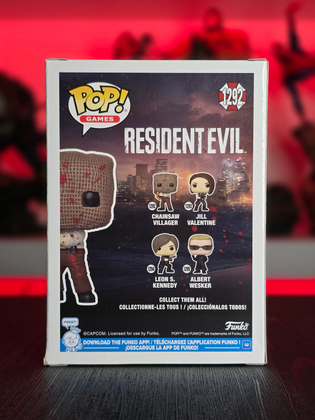 فانکوپاپ! رزیدنت اویل مرد اره برقی POP! RESIDENT EVIL Chainsaw Villager 1292