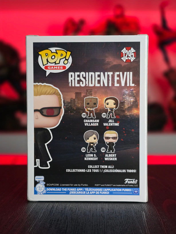 فانکوپاپ! رزیدنت اویل آلبرت وسکر POP! RESIDENT EVIL Albert Wesker 1295