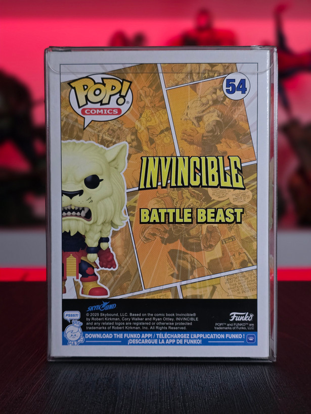 فانکوپاپ! بتل بیست نسخه چیس POP! INVINCIBLE Battle Beast (CHASE/BLOODY) 54