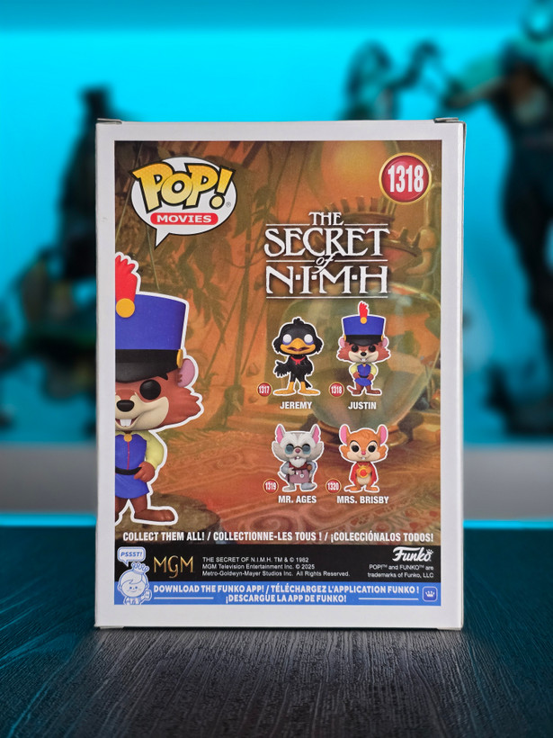 فانکوپاپ! جاستین با یونیفرم کاپیتان راز نیم POP! The Secret of NIMH Justin (Captain Uniform) 1318