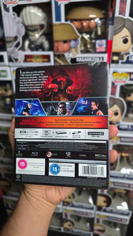 استیل بوک مورتال کمبت 2 (2026) Mortal Kombat II Limited SteelBook Edition (4K Ultra HD)