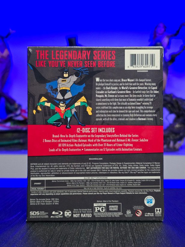 پکیج کامل بلوری سریال کارتونی انیمیشنی بتمن Batman The Complete Animated Series 1992 Blu ray