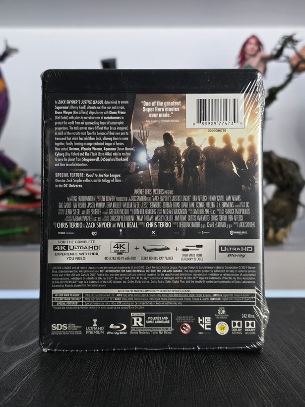 نسخه ۴K فیلم لیگ عدالت زک اسنایدر Zack Snyder's Justice League 4K Ultra HD