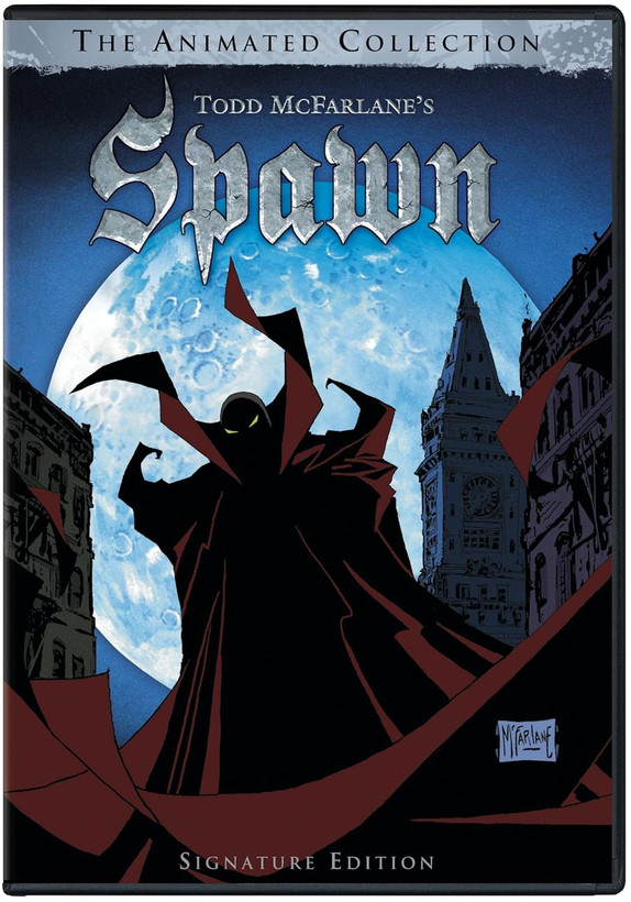 پکیج کامل انیمیشن اسپاون Todd McFarlane's Spawn: The Animated Collection Signature Edition با تصویر هلاسپاون و امضای تاد مکفارلین