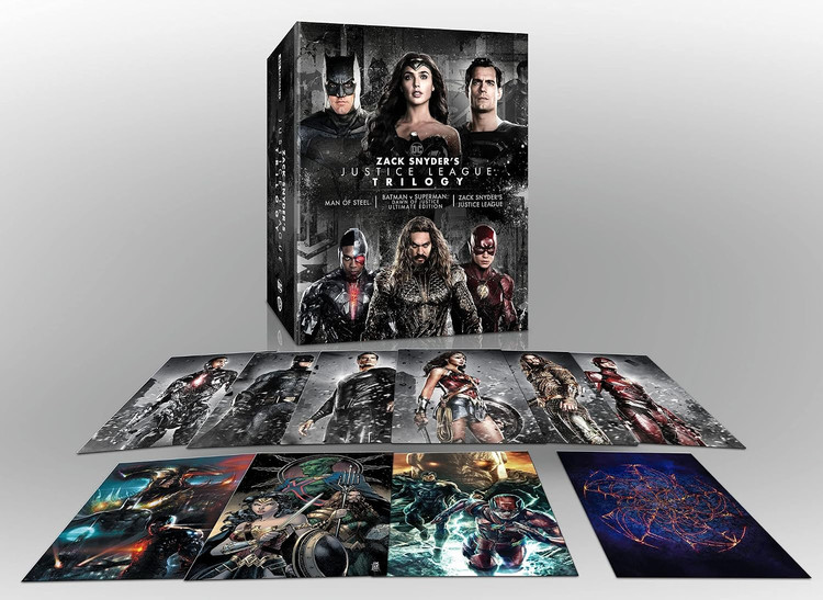 پکیج نایاب و کلکسیونی آلتمیت سهگانه لیگ عدالت زک اسنایدر Zack Snyder's Justice League Trilogy Ultimate Collector's Edition 4K Ultra-HD