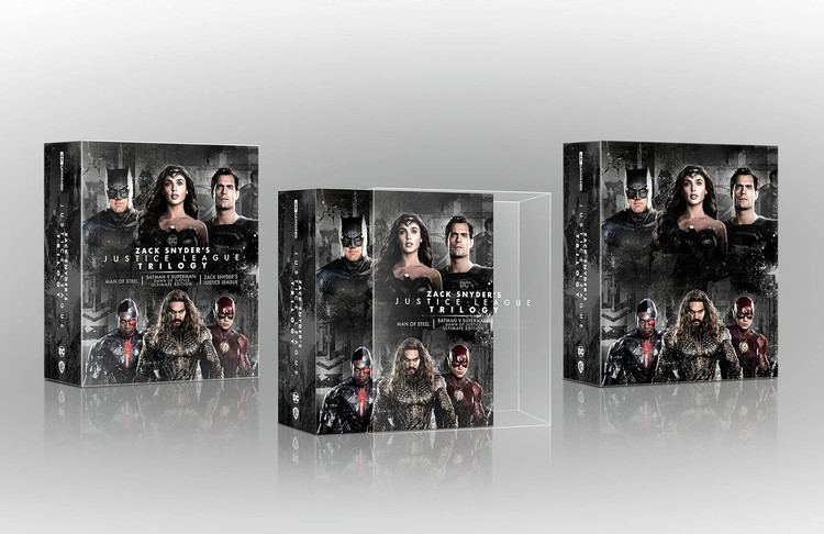 پکیج نایاب و کلکسیونی آلتمیت سهگانه لیگ عدالت زک اسنایدر Zack Snyder's Justice League Trilogy Ultimate Collector's Edition 4K Ultra-HD