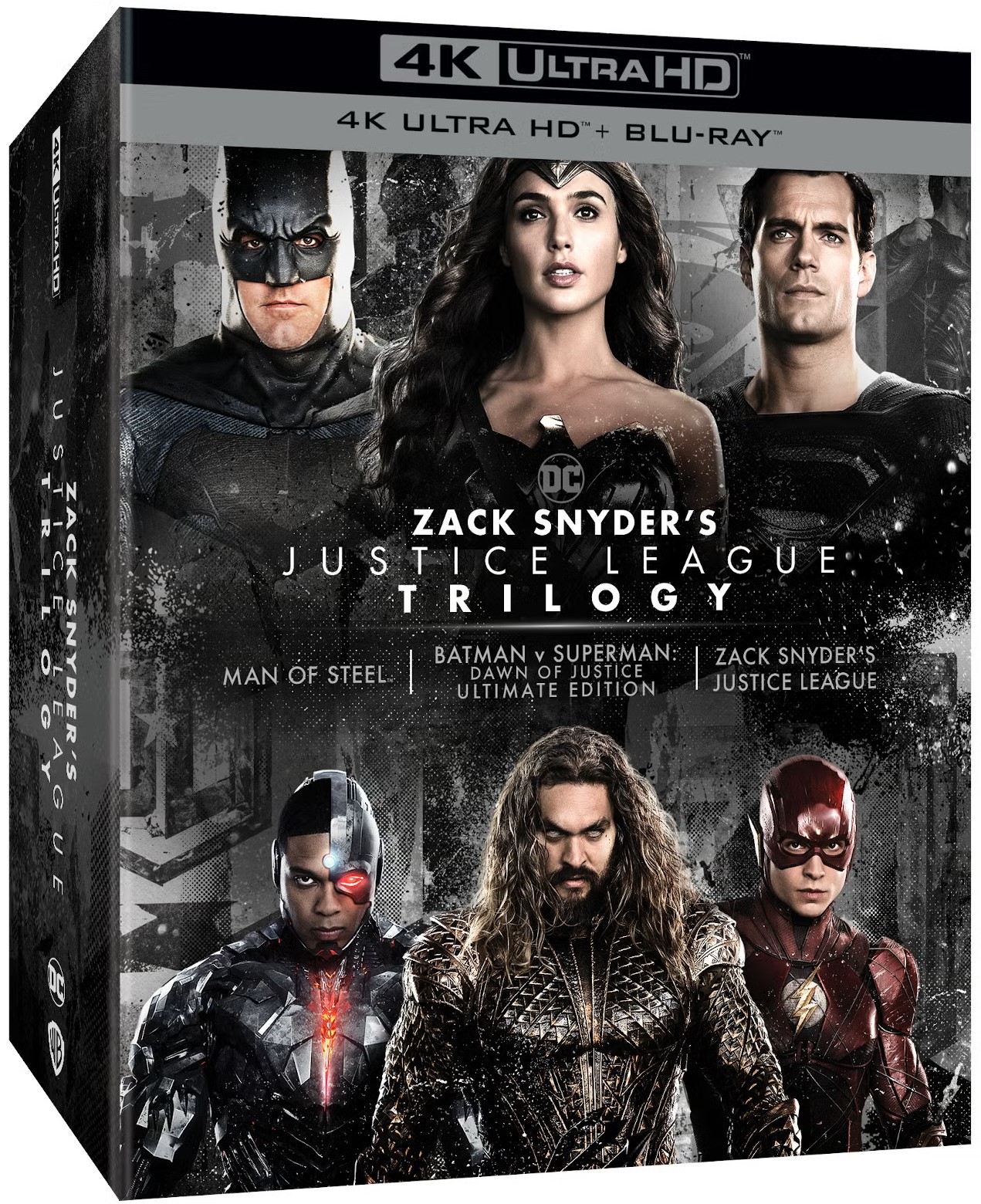پکیج ۴K UHD آرشیوی Zack Snyder's Justice League Trilogy Ultimate Collector's Edition با کارت‌های لنتیکولار و آرت‌کارت‌های اختصاصی Jim Lee