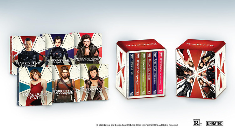 پکیج کامل استیلبوک کلکسیونی رزیدنت ایول ۱۲ دیسکه Resident Evil Ultra HD Collection (12 Discs) - 4K UHD Limited Steelbook Box Set