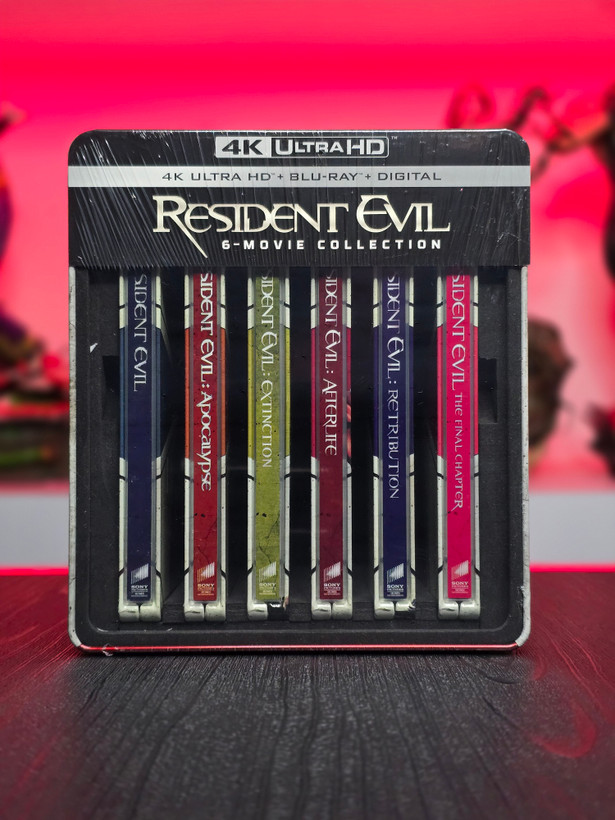 پکیج کامل استیلبوک کلکسیونی رزیدنت ایول ۱۲ دیسکه Resident Evil Ultra HD Collection (12 Discs) - 4K UHD Limited Steelbook Box Set