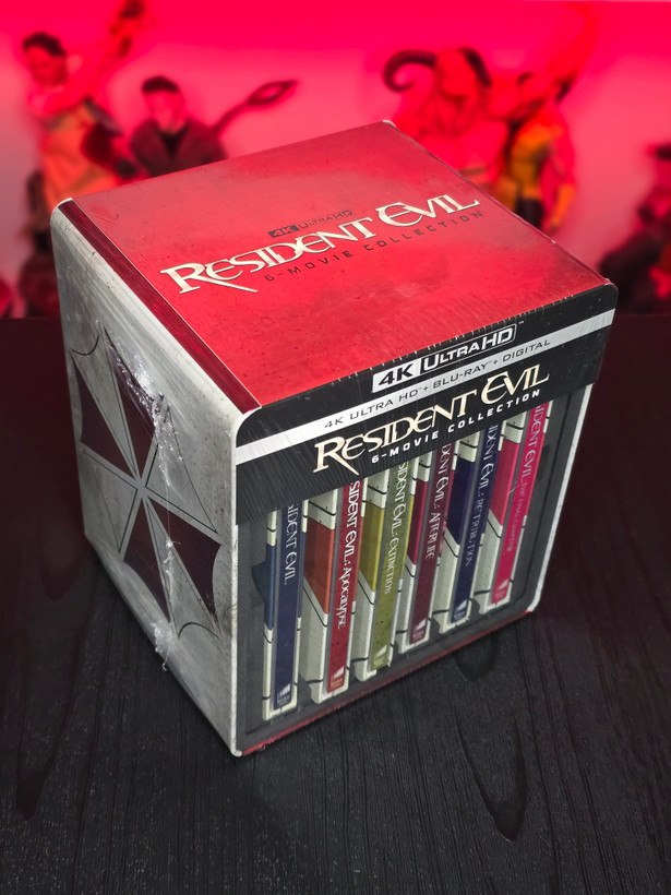 پکیج کامل استیلبوک کلکسیونی رزیدنت ایول ۱۲ دیسکه Resident Evil Ultra HD Collection (12 Discs) - 4K UHD Limited Steelbook Box Set