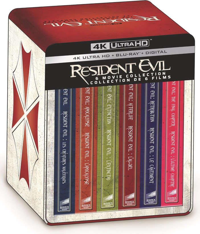 پکیج کامل استیلبوک کلکسیونی رزیدنت ایول ۱۲ دیسکه Resident Evil Ultra HD Collection (12 Discs) - 4K UHD Limited Steelbook Box Set