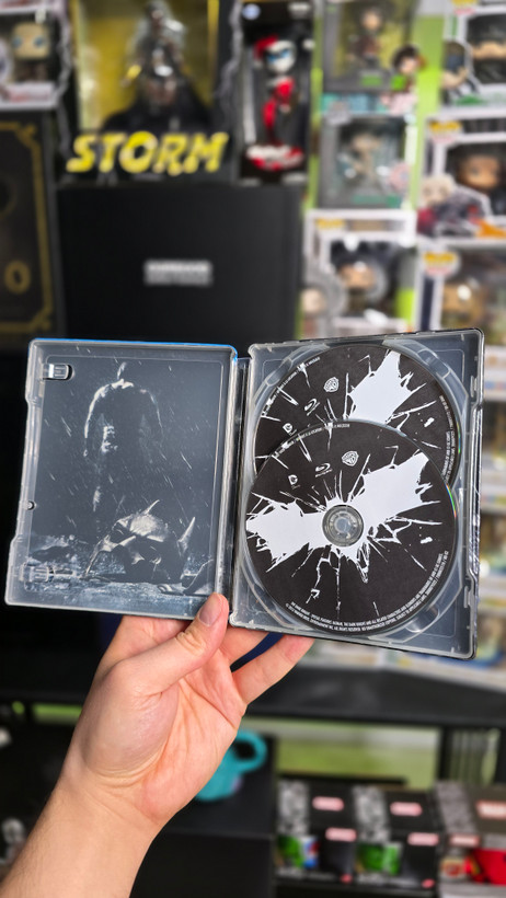استیلبوک ۲ دیسکه بلوری فیلم شوالیه تاریکی برمیخیزد The Dark Knight Rises - Steelbook 2 Disc Edition - Blu-ray