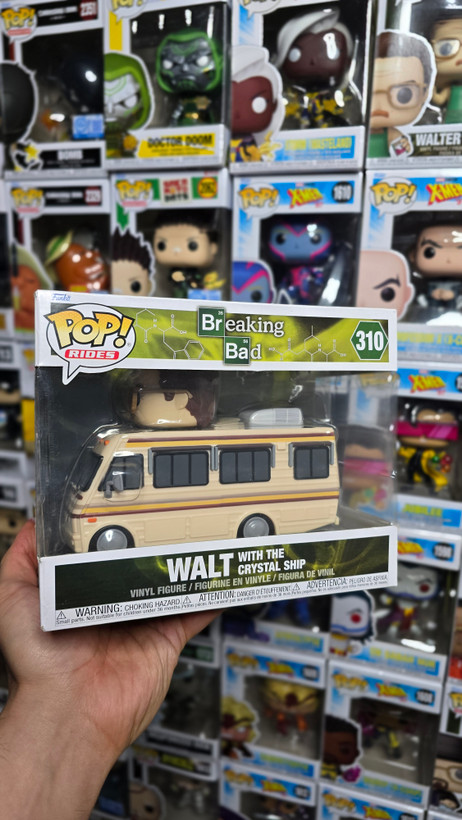 سوپرپاپ رایدز! بریکینگ بد والتر وایت با کمپر کریستال شیپ SUPER POP RIDES! BREAKING BAD Walt with the Crystal Ship 310