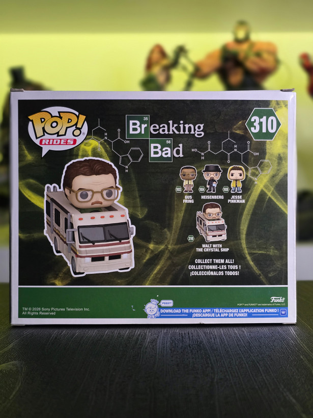 سوپرپاپ رایدز! بریکینگ بد والتر وایت با کمپر کریستال شیپ SUPER POP RIDES! BREAKING BAD Walt with the Crystal Ship 310