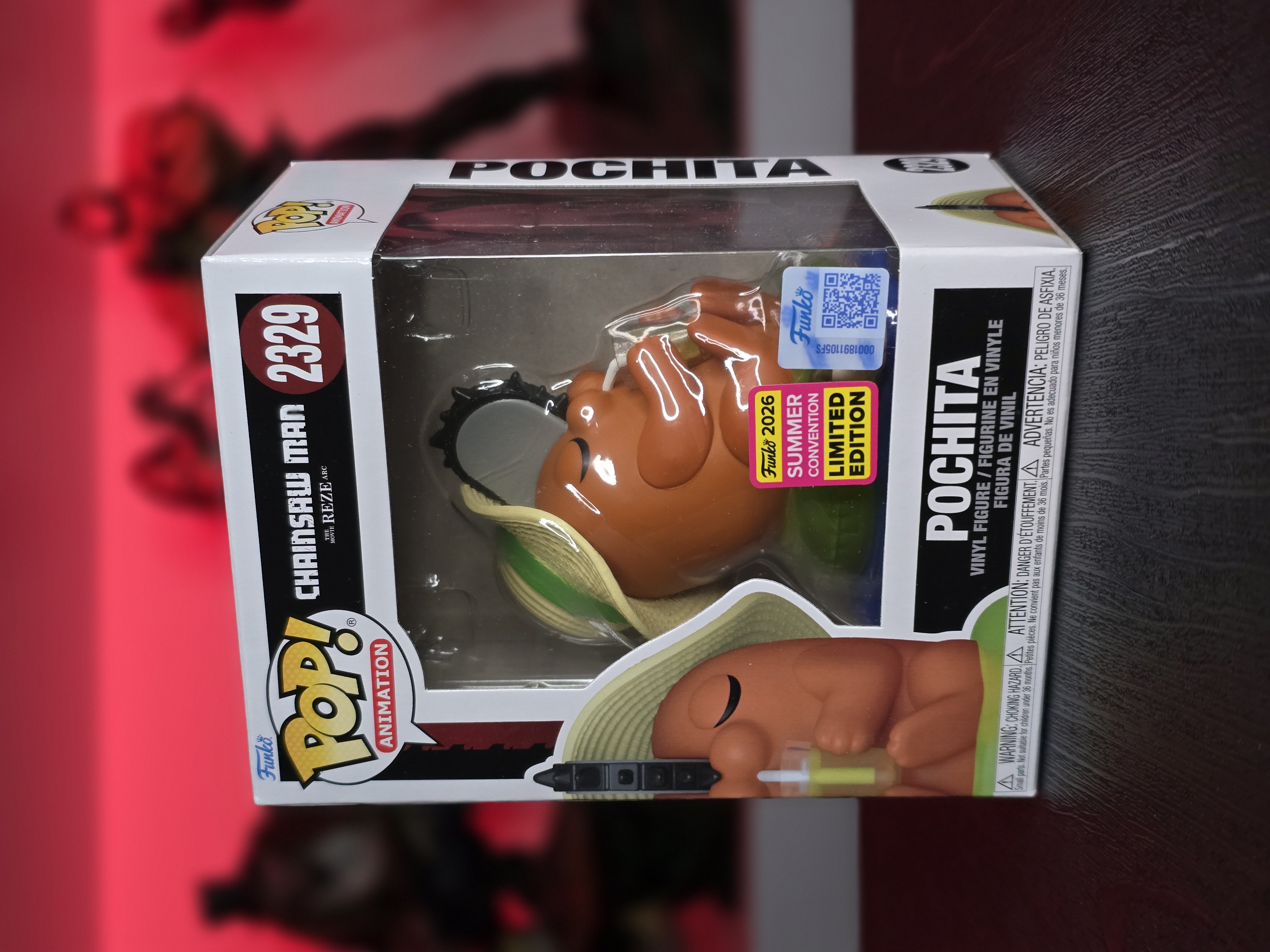 فانکوپاپ! پوچیتا با کلاه آفتابی POP! CHAINSAW MAN Pochita with Sunhat 2329