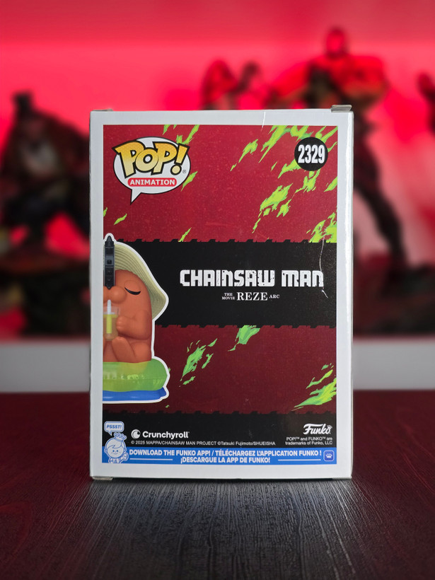 فانکوپاپ! پوچیتا با کلاه آفتابی POP! CHAINSAW MAN Pochita with Sunhat 2329